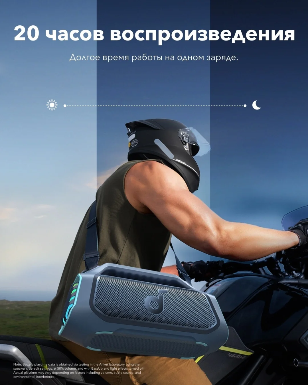 Портативная колонка soundcore Boom 2 Plus Blue 8