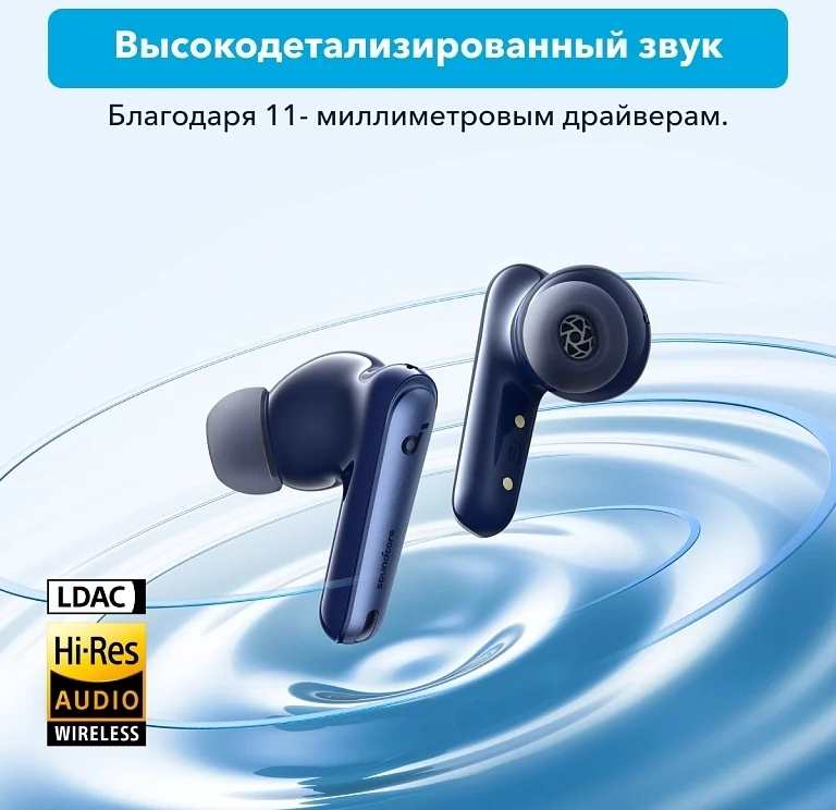 Наушники soundcore Liberty 4 NC Navy Blue 4