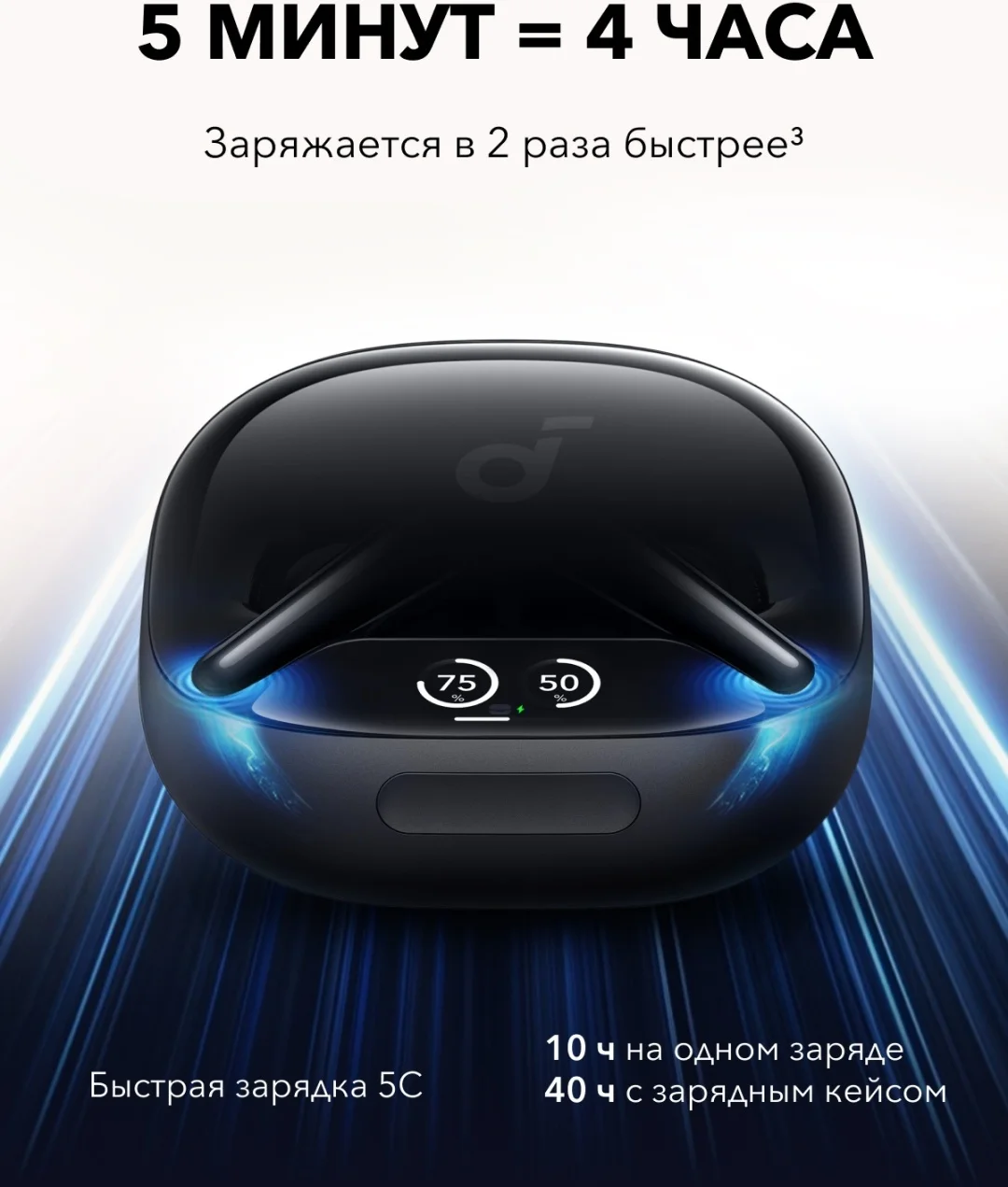 Наушники soundcore Liberty 4 Pro Glossy Black 5