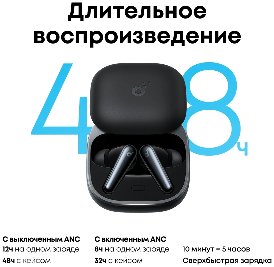 Наушники soundcore Liberty 5 Black 7