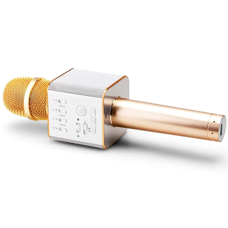 Микрофон беспроводной Sound Wave Bluetooth Q9, Gold 2