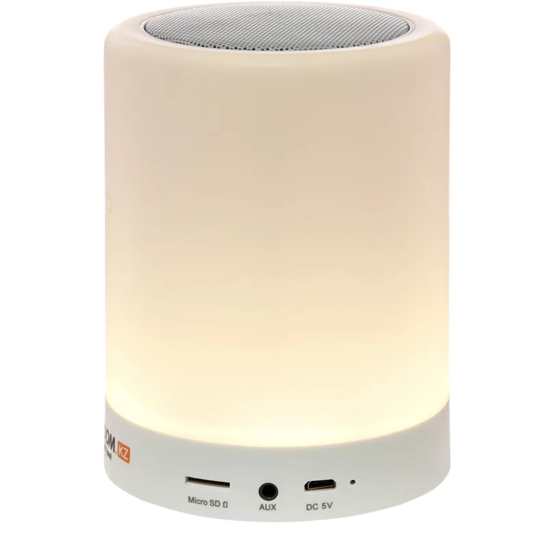 Колонка Bluetooth Neo с встроенной лампой, White (M12007) 2