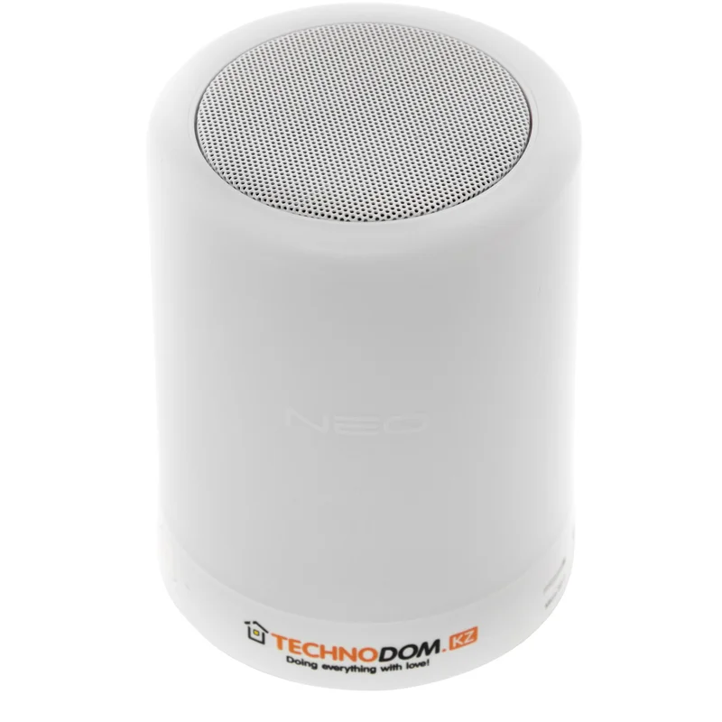Колонка Bluetooth Neo с встроенной лампой, White (M12007) 5
