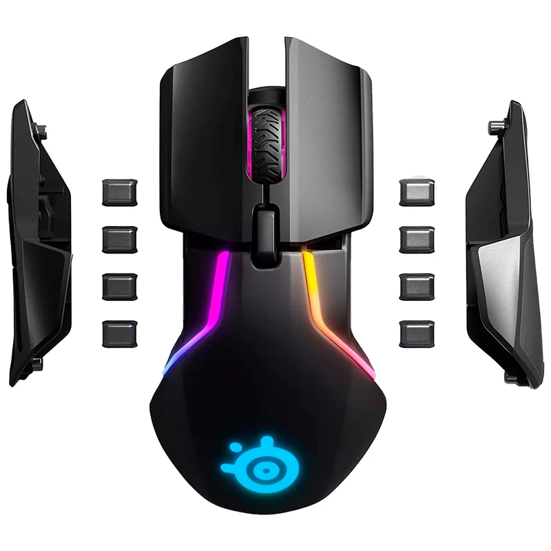 Мышка игровая беспроводная USB Steelseries Rival 650 RGB, Black 6
