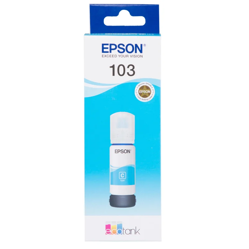 Картридж Epson 103 EcoTank Cyan (Для L3100/3101/3110/3150/3151) СНПЧ 2