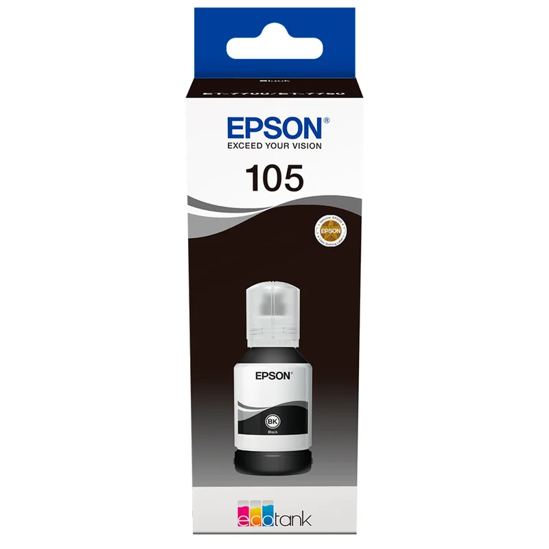 Картридж Epson 105 EcoTank Black (Для L7160/7180) СНПЧ 2