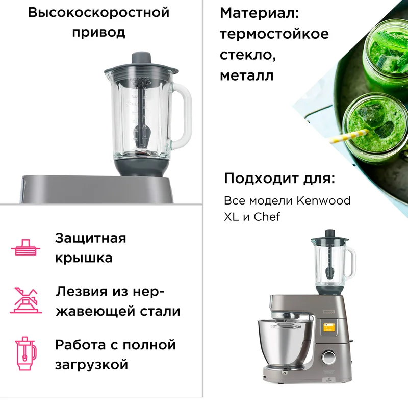 Насадка блендер стационарный Kenwood KAH-359 7