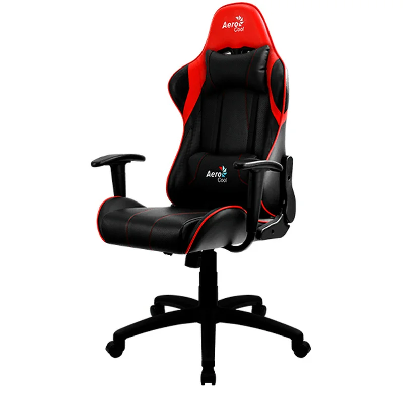 Игровое компьютерное кресло Aerocool AC100BR AIR, Black/Red (AC100 AIR BR) 2