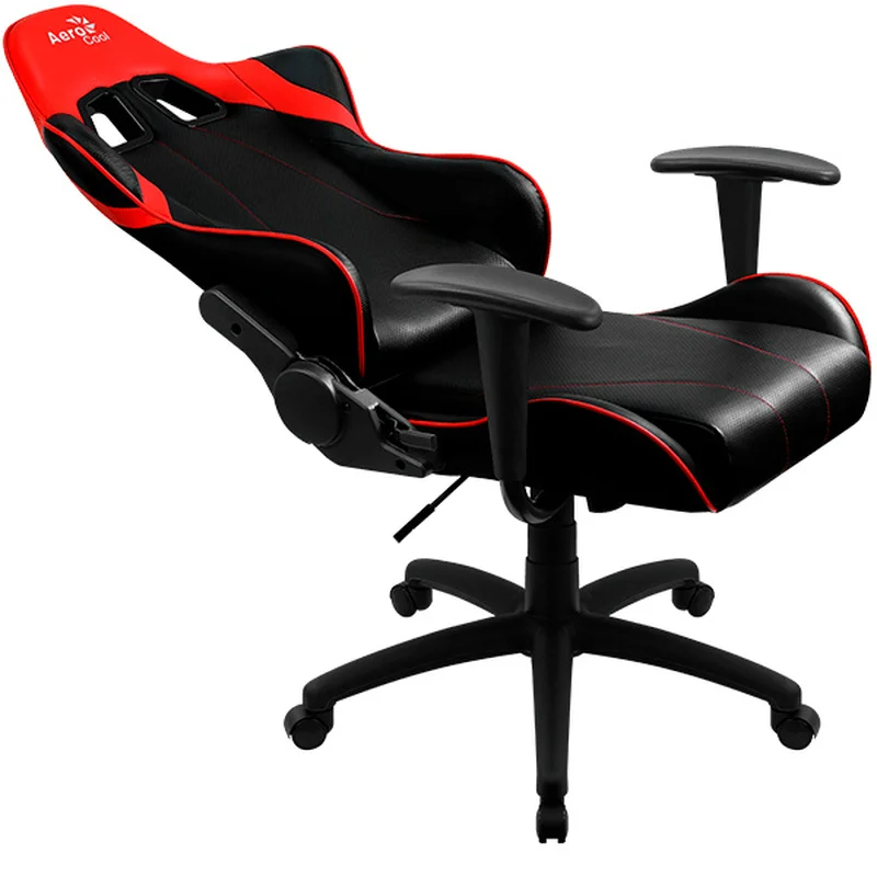 Игровое компьютерное кресло Aerocool AC100BR AIR, Black/Red (AC100 AIR BR) 6