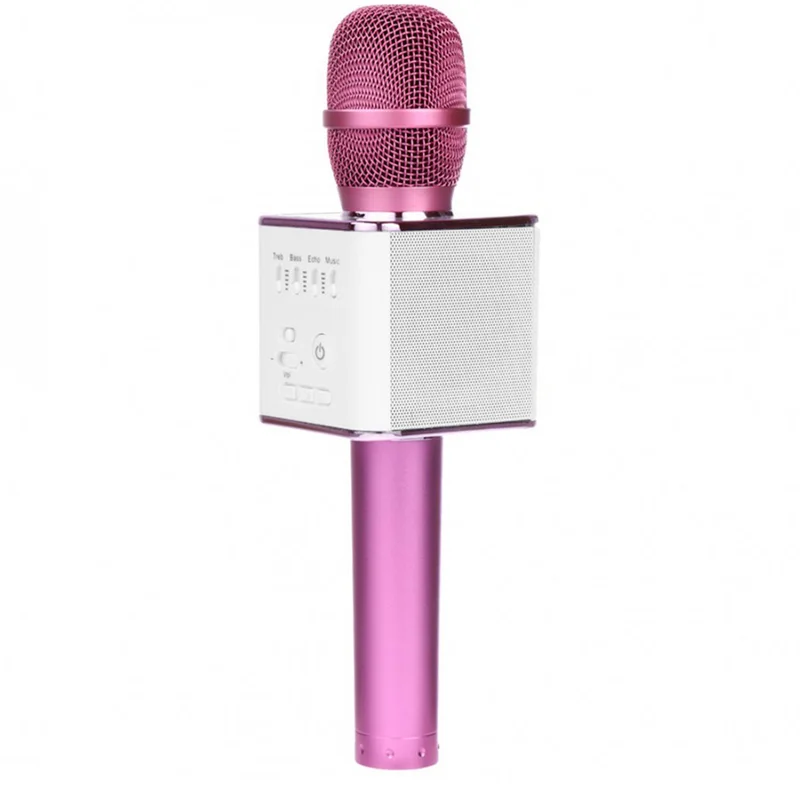 Микрофон беспроводной Sound Wave Bluetooth Q9, Pink 2