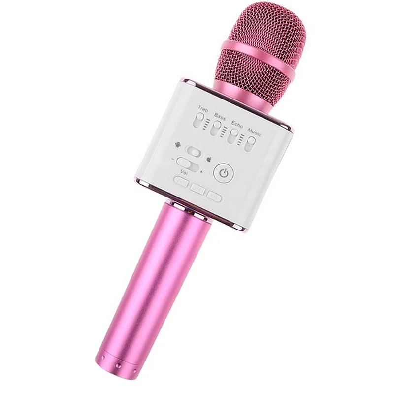 Микрофон беспроводной Sound Wave Bluetooth Q9, Pink 3