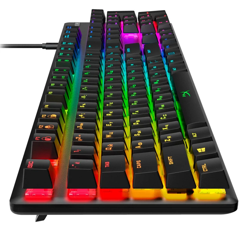 Клавиатура игровая проводная HyperX Alloy Origins RGB, Red Switch 4