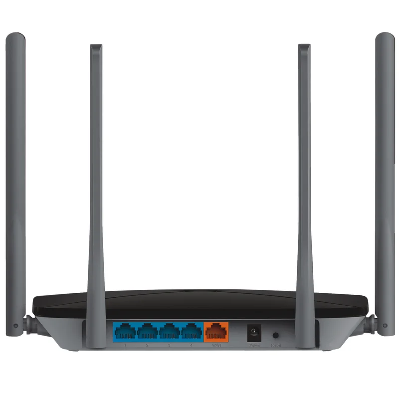 Беспроводной маршрутизатор, Mercusys AC12, 4 порта + Wi-Fi, 867/300 Mbps (AC12) 3