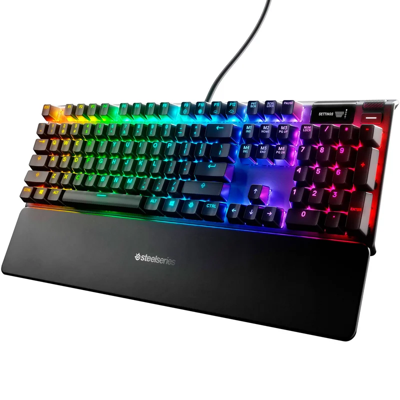 Клавиатура игровая проводная USB SteelSeries Apex PRO RGB, OmniPoint Switch 5