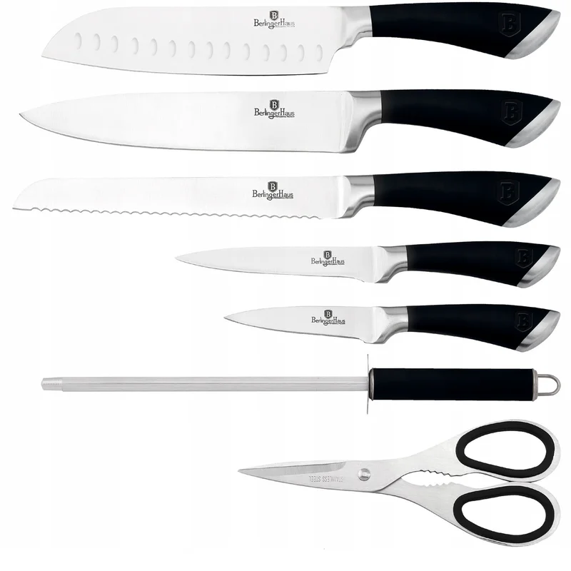 Набор ножей Infinity Line black 1*6  Berlinger Haus BH-2042 2