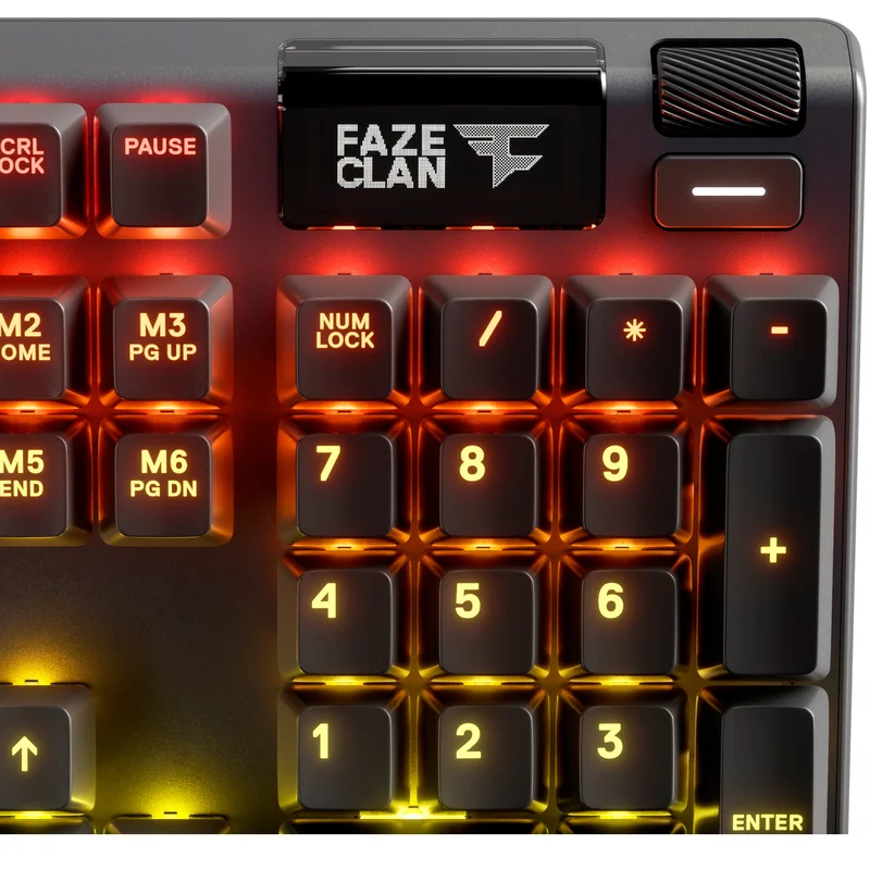 Клавиатура игровая проводная USB SteelSeries Apex 7 RGB, QX2 Blue 8