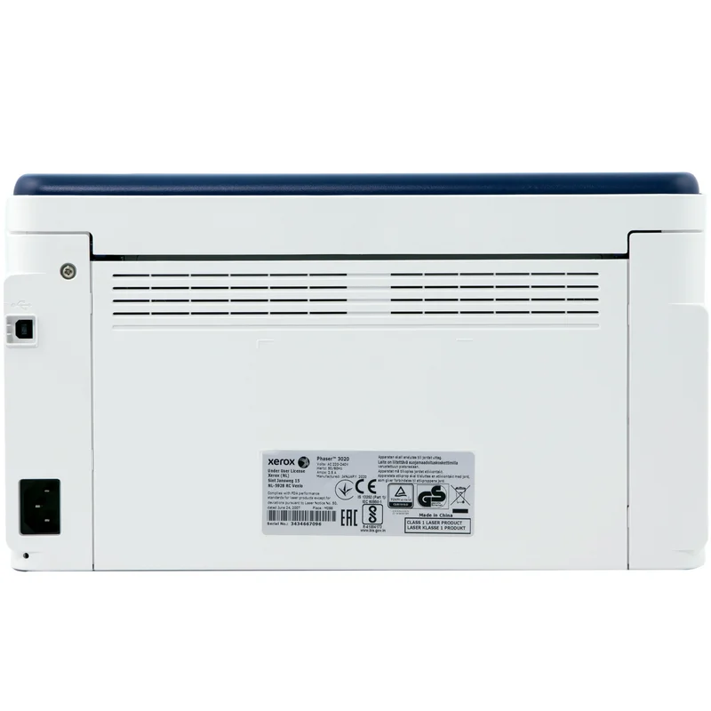 Принтер лазерный Xerox Phaser 3020BI A4-N-W 2