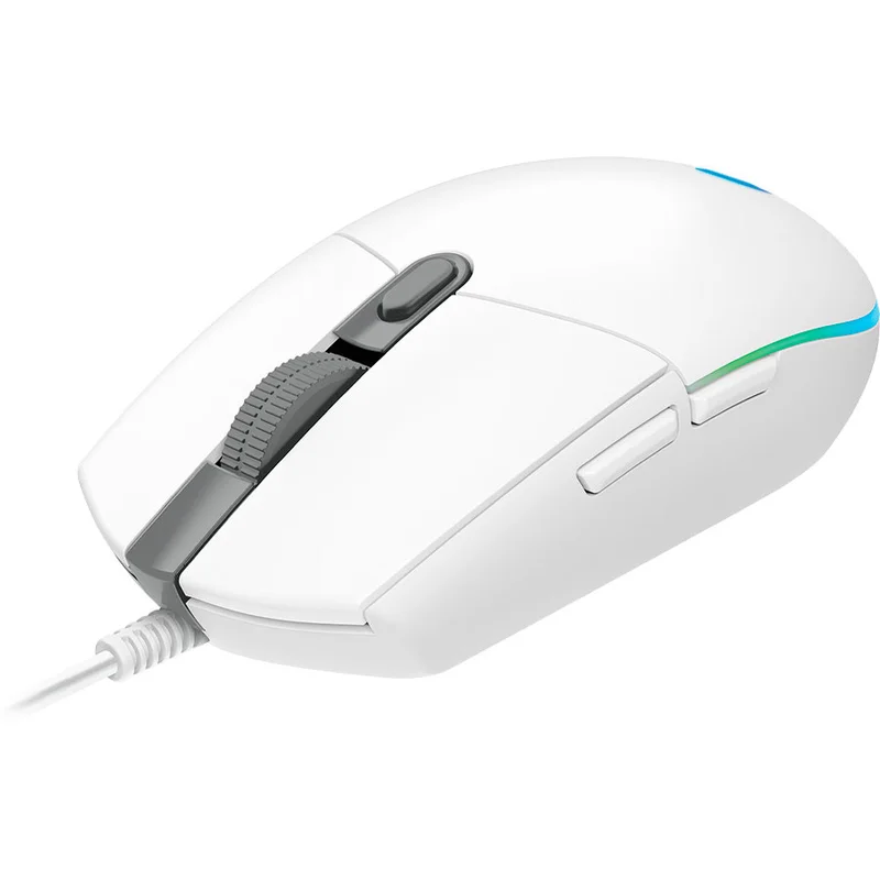 Мышка игровая проводная USB Logitech G102 LIGHTSYNC, White 3