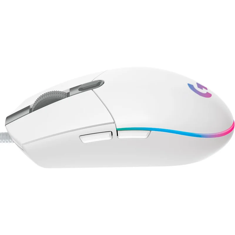 Мышка игровая проводная USB Logitech G102 LIGHTSYNC, White 4