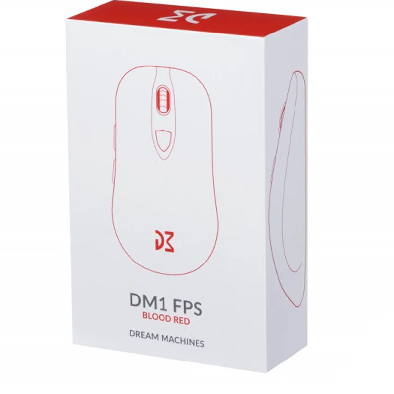 Мышка игровая проводная USB Dream Machines DM1 FPS Red 6