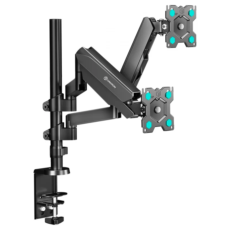 Кронштейн-газлифт для 2х мониторов 13"-32",Onkron (G140 Black) 2