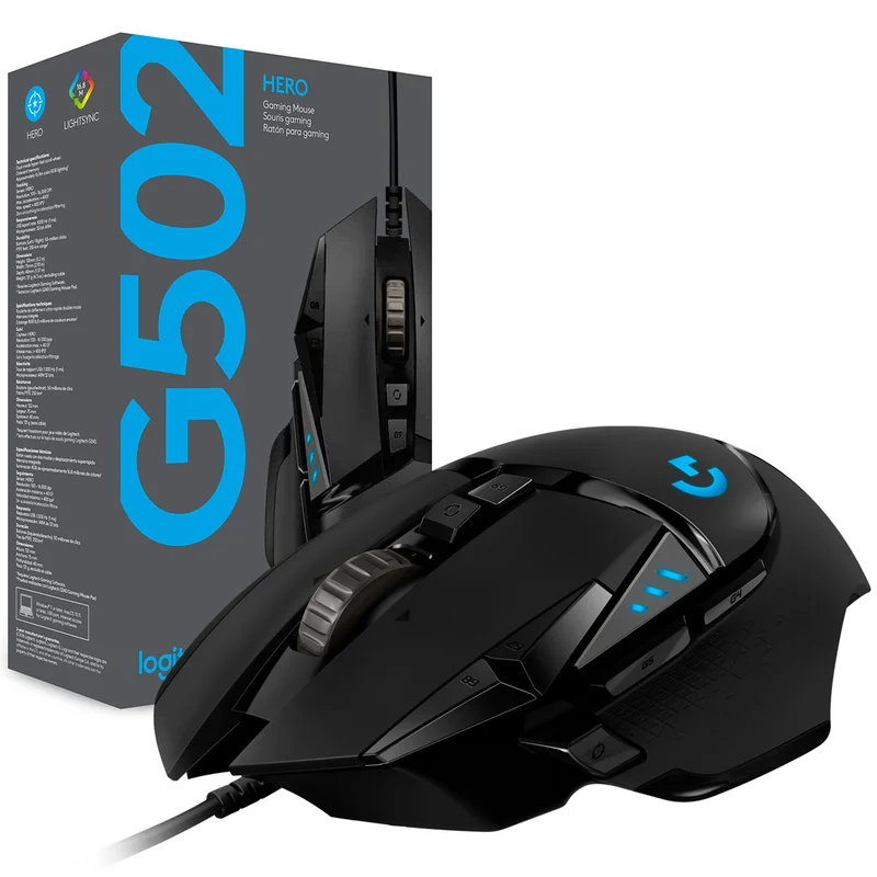 Мышка игровая проводная USB Logitech G502 HERO 10