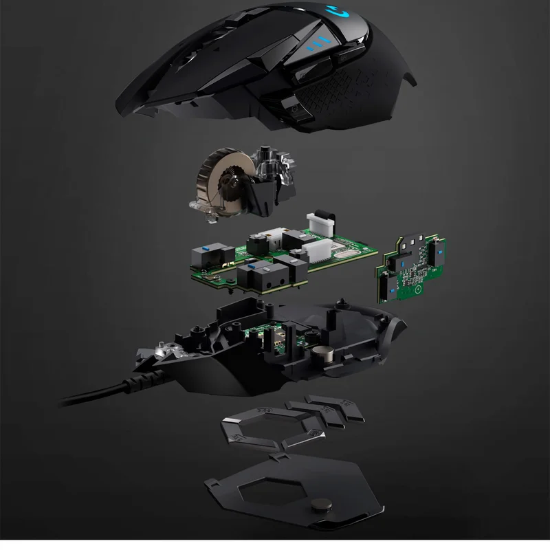 Мышка игровая проводная USB Logitech G502 HERO 8