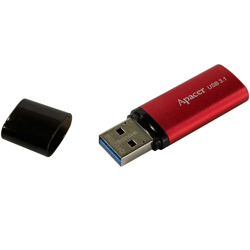USB-накопитель 32GB Apacer AH25B, 3.1, Red (AP32GAH25BR-1) 2
