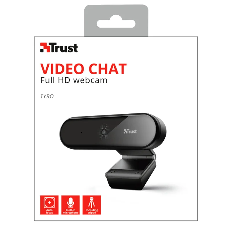 Web Камера Trust Tyro, FHD, Black (23637T) 5