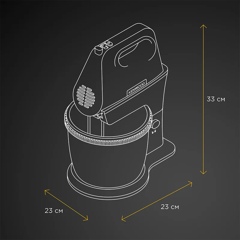 Миксер Kenwood HMP-32.A0WH Белый 8