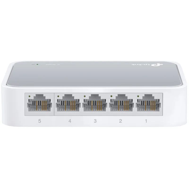 Неуправляемый настольный коммутатор, TP-Link TL-SF1005D, 5 портов 10/100 Mbps (TL-SF1005D) 5