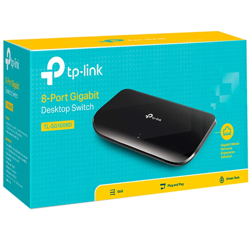 Настольный коммутатор, TP-Link TL-SG1008D, 8 портов 10/100/1000 Mbps, (TL-SG1008D) 5