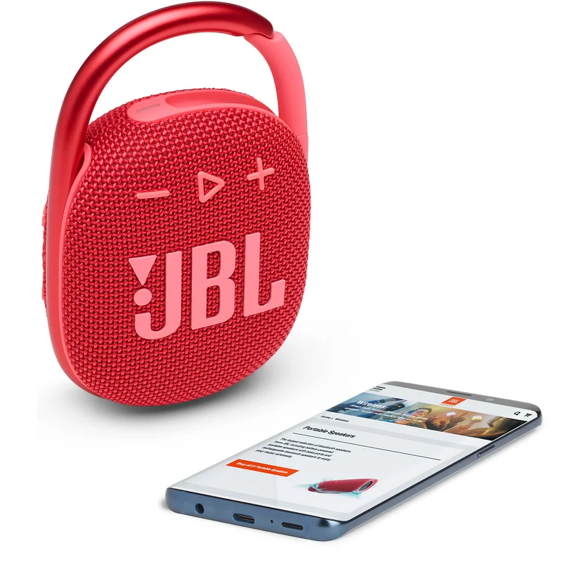 Колонки Bluetooth JBL Clip 4, Red (JBLCLIP4RED) 9