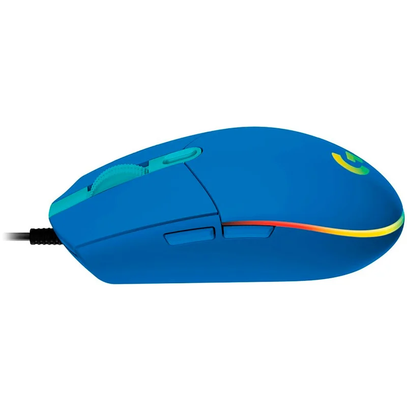 Мышка игровая проводная USB Logitech G102 LIGHTSYNC, Blue 3