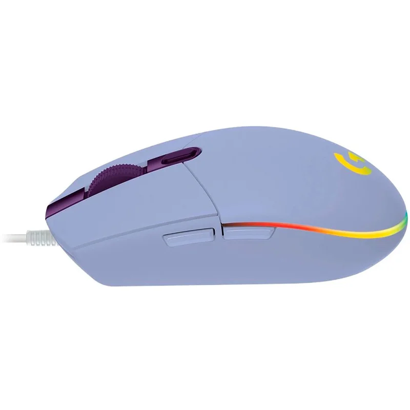 Мышка игровая проводная USB Logitech G102 LIGHTSYNC, Lilac 3