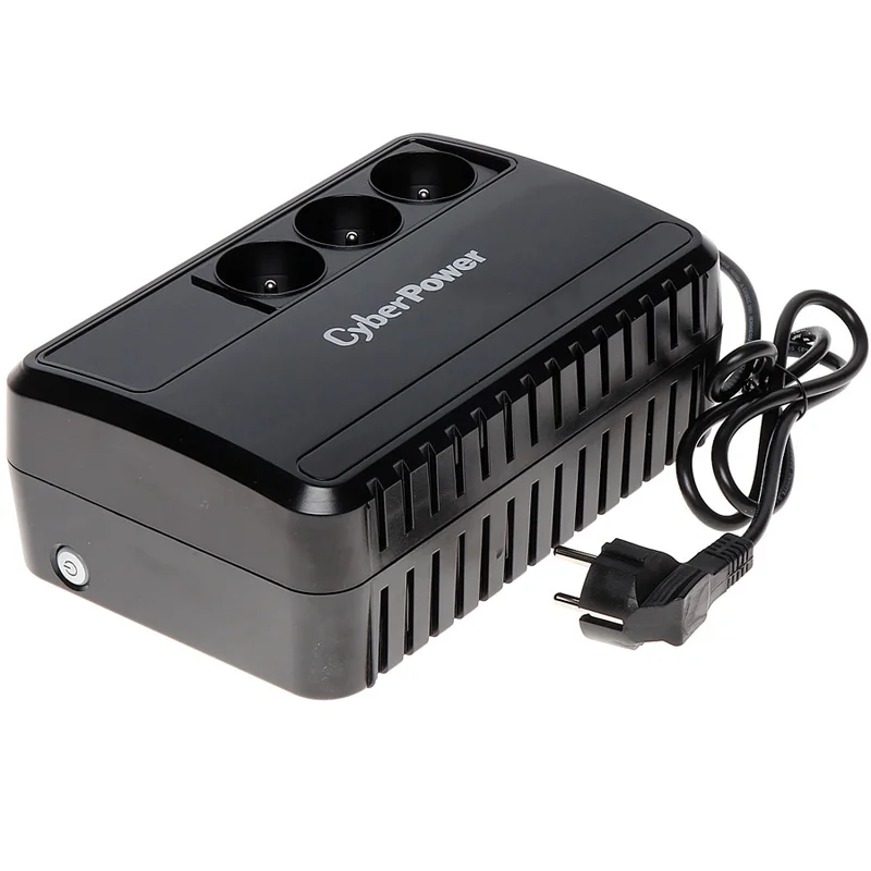 ИБП CyberPower, 600VA/360W, AVR:165-290В, 3*Schuko, Black (BU600E) 2