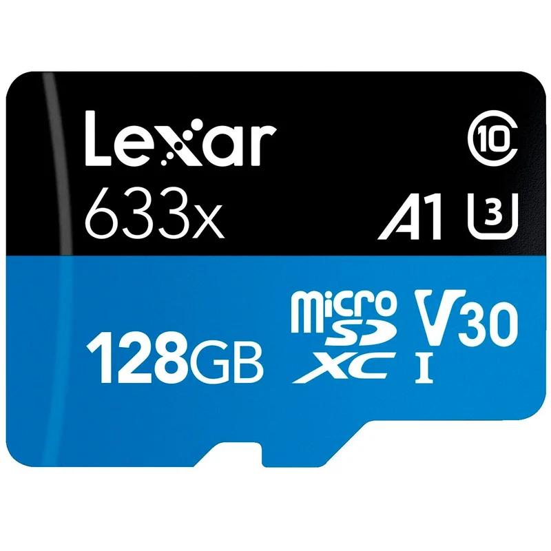Карта памяти MicroSD 128GB Lexar High-Performance, 633x UHS-I, RW 100/45 MB/s U3 (LSDMI128BB633A) 2
