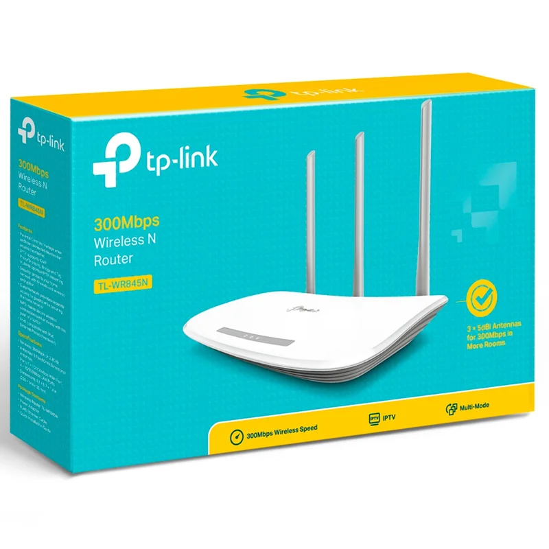 Беспроводной маршрутизатор, TP-Link TL-WR845N, 4 порта + Wi-Fi, 300 Mbps (TL-WR845N) 3