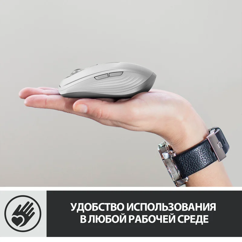 Мышка беспроводная USB/BT Logitech MX Anywhere 3, Rose 6