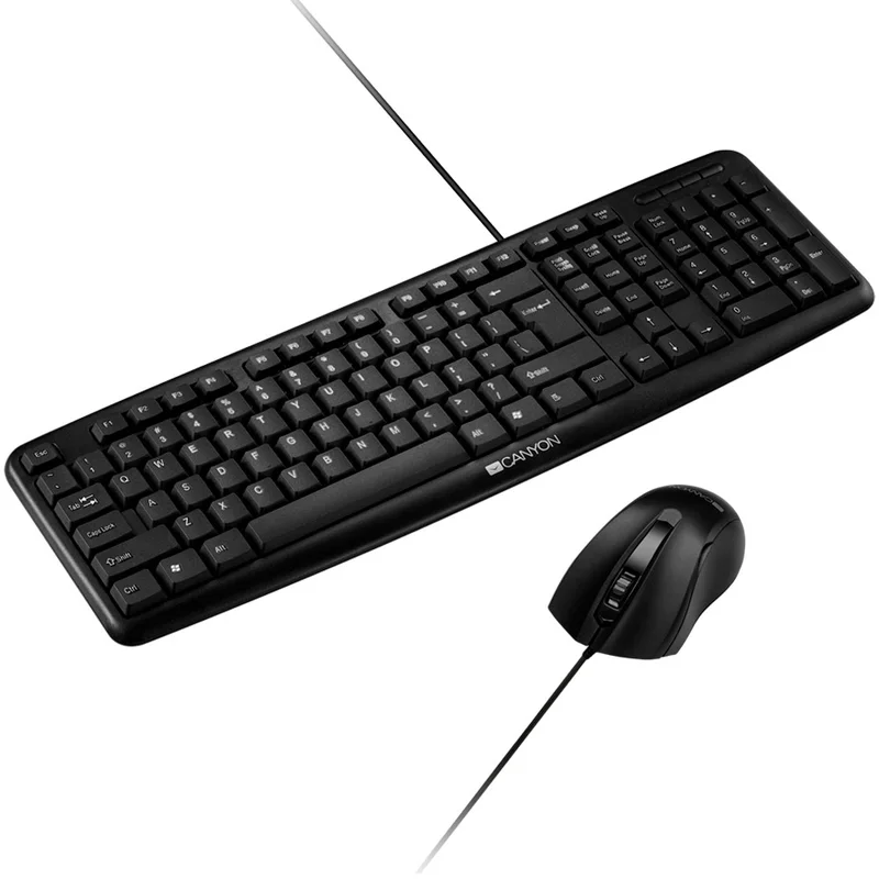 Клавиатура + Мышка проводные USB Canyon CNE-CSET1-RU 2