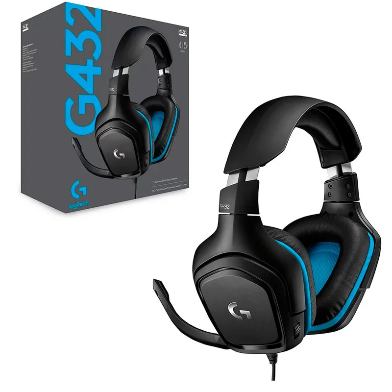 Игровая гарнитура Logitech G432, Black (981-000770) 3