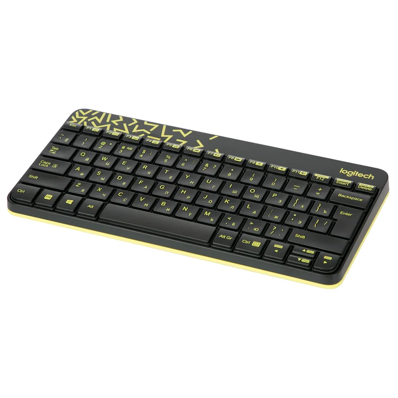 Клавиатура + Мышка беспроводные USB Logitech MK240 Nano, Black 3