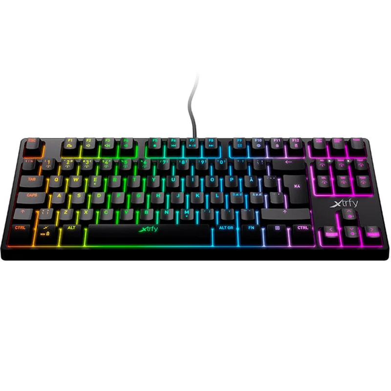 Игровая клавиатура Xtrfy K4 RGB TKL - Kailh Red, Black (XG-K4-RGB-TKL-R-RUS) 2