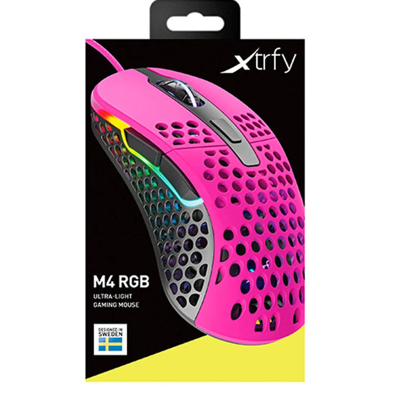 Игровая мышь Xtrfy M4 RGB, Pink (XG-M4-RGB-PINK) 6
