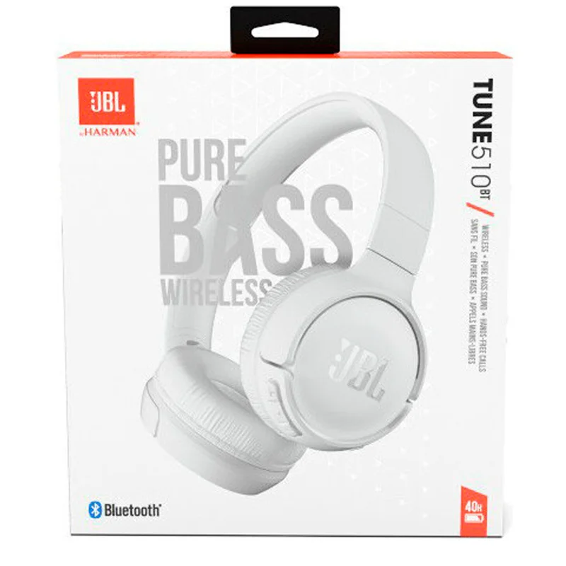 Наушники Накладные JBL Bluetooth JBLT510BTWHTEU, White 6