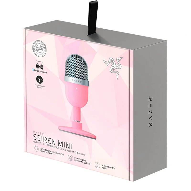 Микрофон игровой Razer Seiren Mini, Quartz (RZ19-03450200-R3M1) 4
