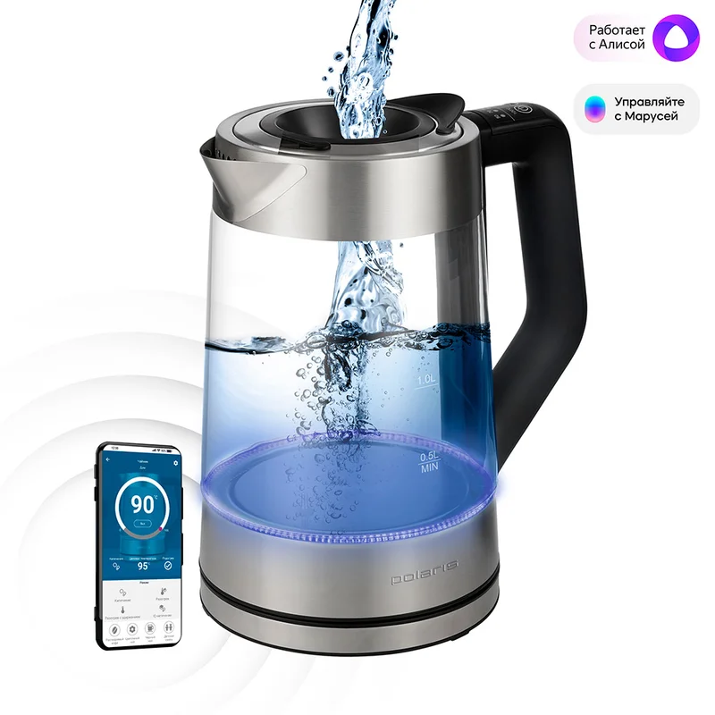 Чайник Polaris PWK-1725CGLD WiFi IQ Home 2