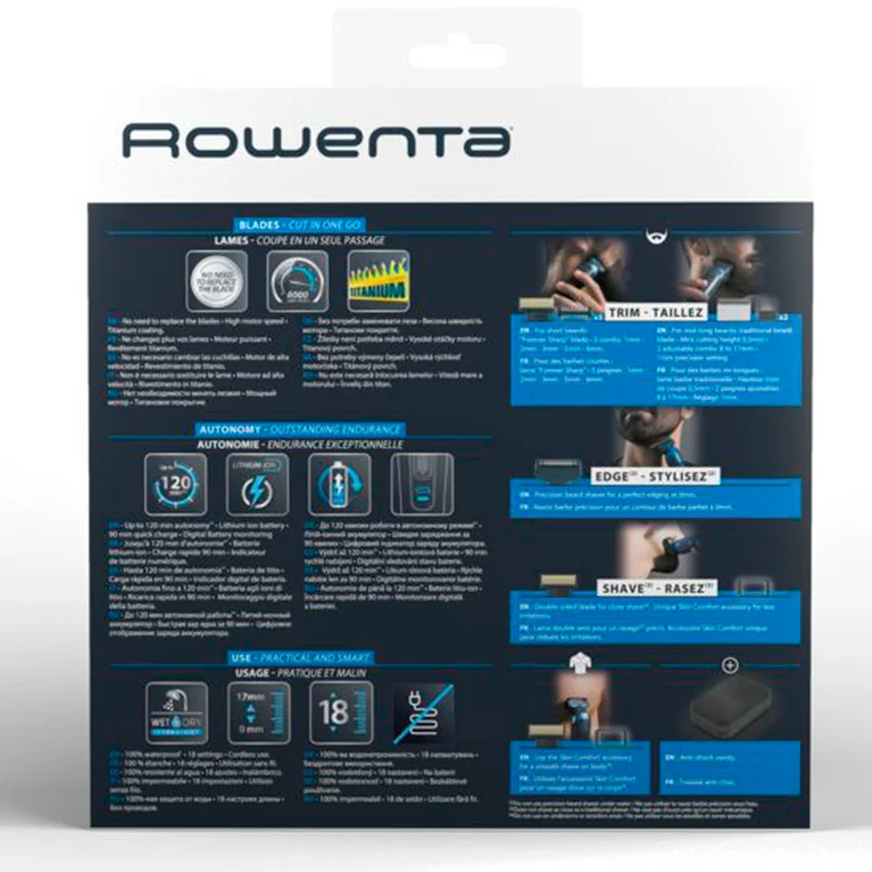 Мультитриммер Rowenta TN-6201 5
