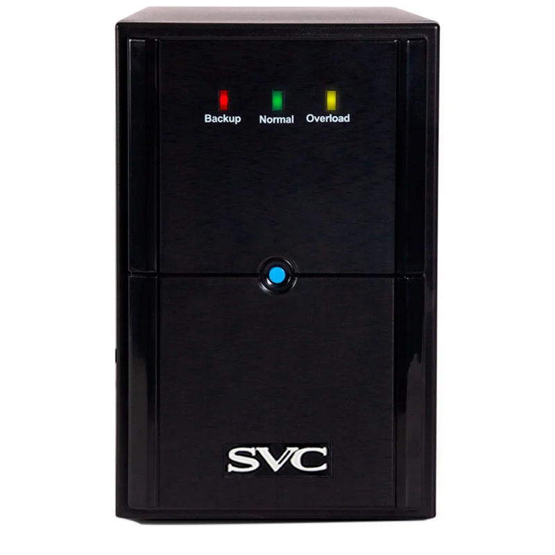 ИБП SVC, 1200VA/720W, AVR:165-275В, 3 Schuko, Black (V-1200-L) 2