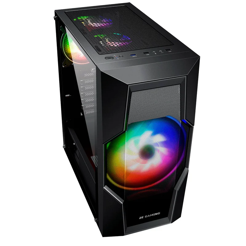 ПК корпус 2E GAMING TURBO MidTower, window, Black ATX (G2057B) 2